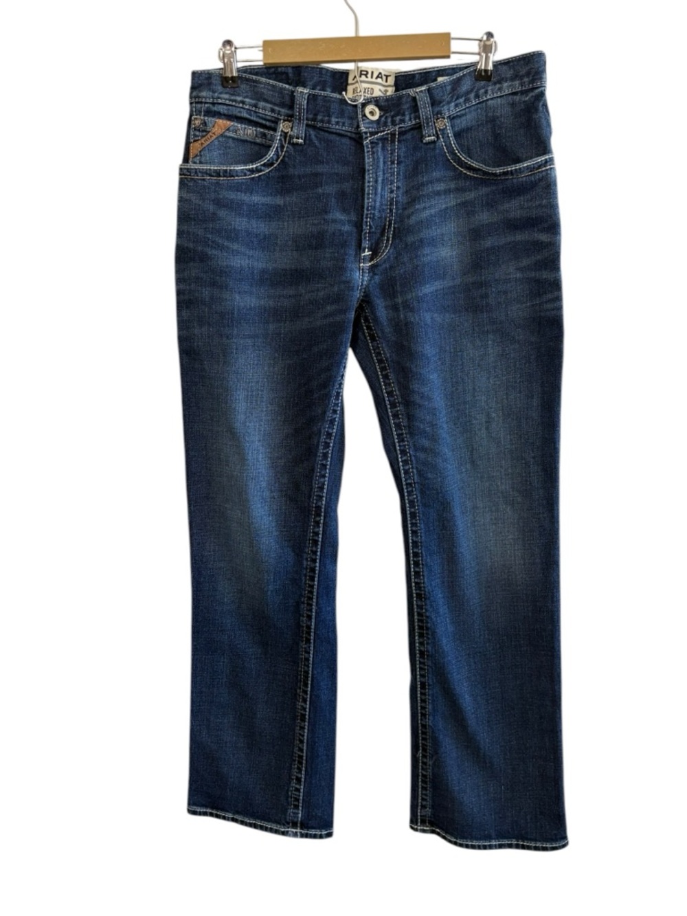 Ariat Size 35 M4 Relaxed Bootcut Jeans Western Denim Workwear Outdoor Cowboy